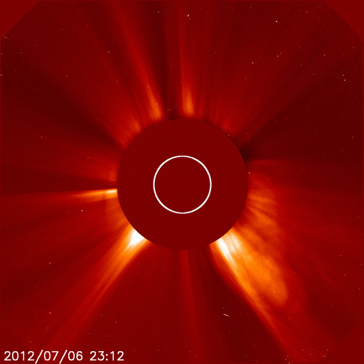 Animated CME